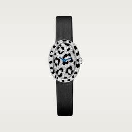 cartier mini baignoire panther spots watch|Cartier panthere watch small.